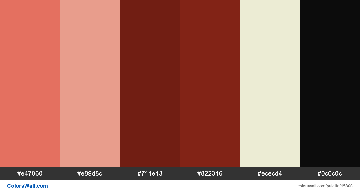 Illustration colors palette | ColorsWall