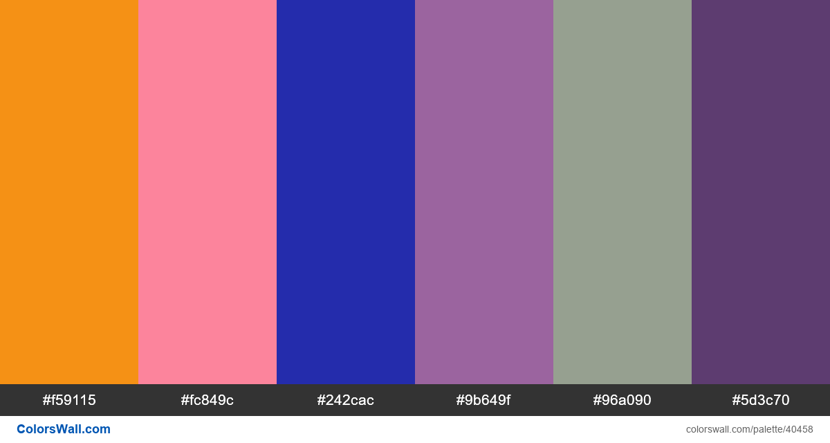 Illustration gradient map bright color hex colors - #40458