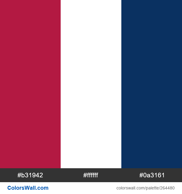 Independence Day colors palette - ColorsWall