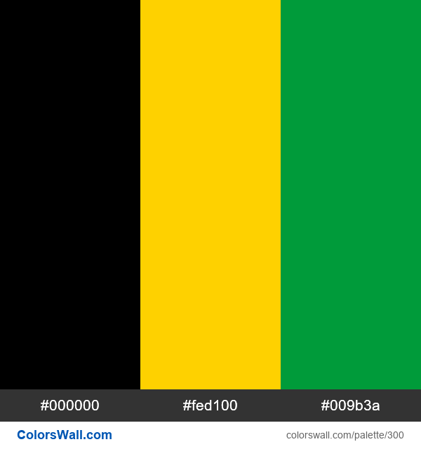 jamaica-flag-colors-000000-fed100-009b3a-colorswall