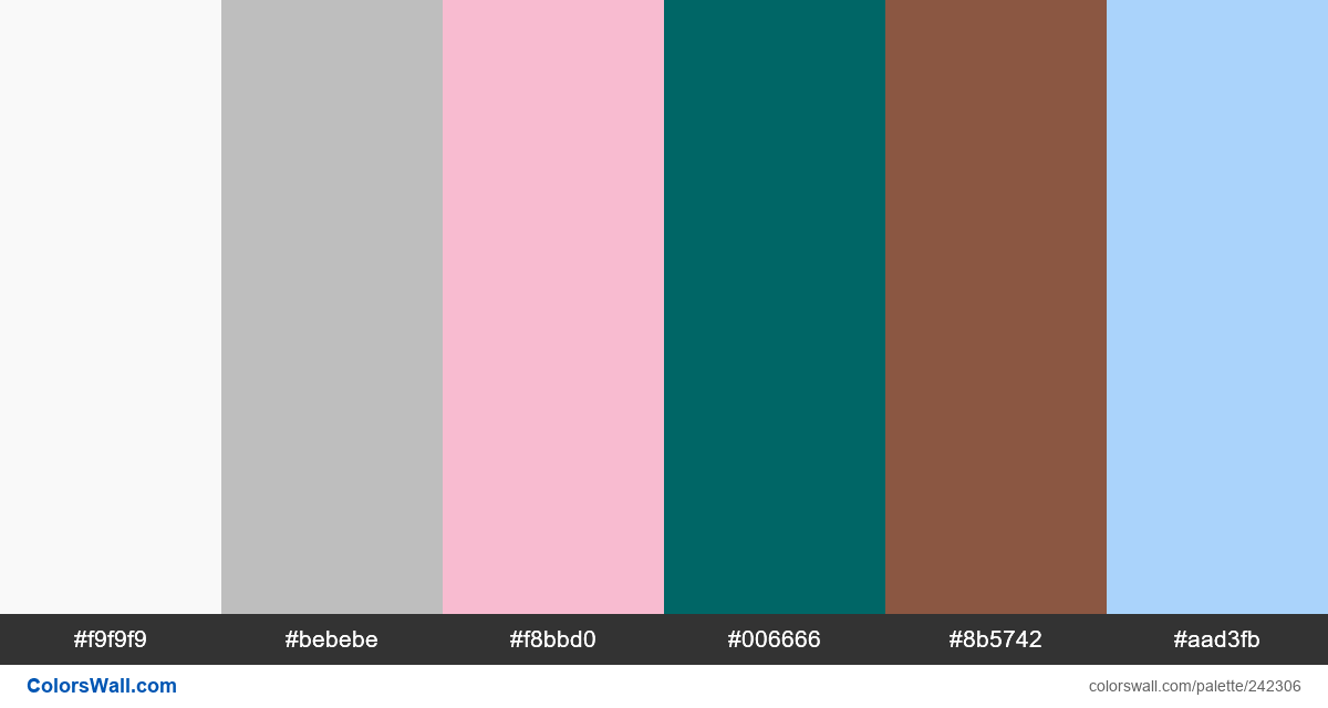 Japan colors palette #f9f9f9, #bebebe, #f8bbd0 - ColorsWall