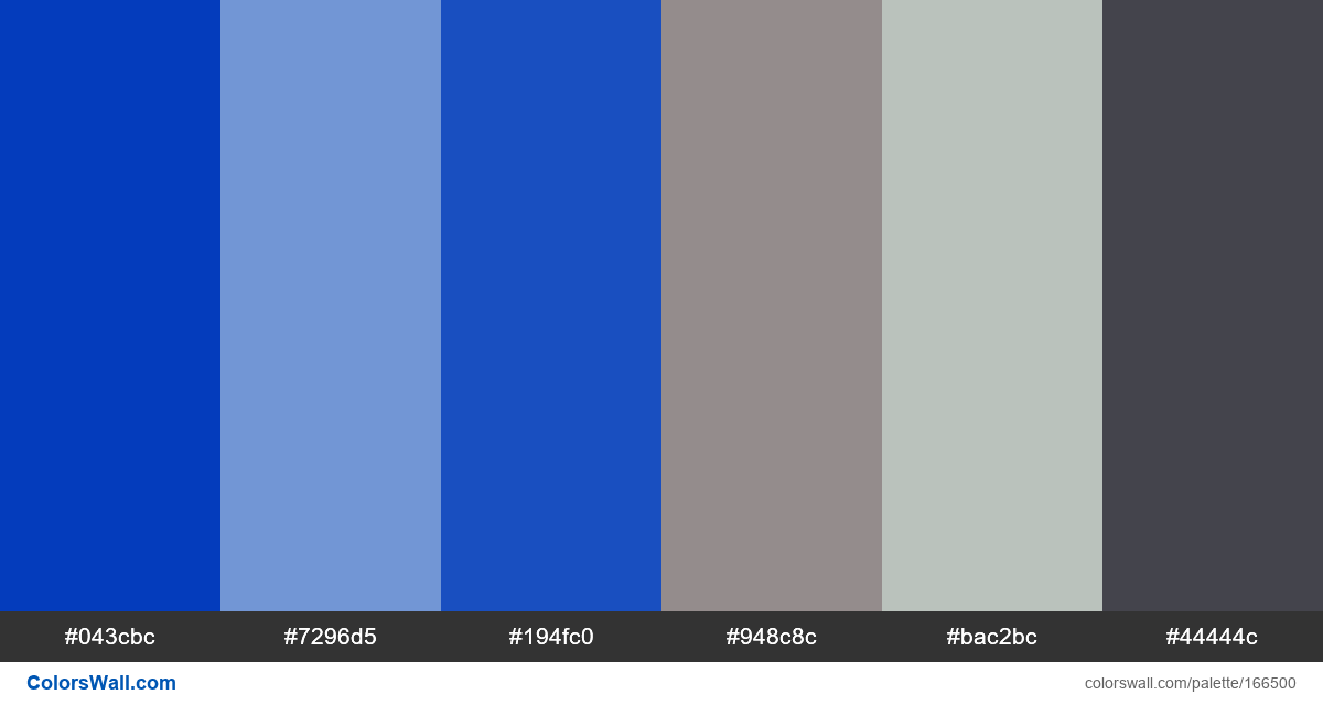 Job activity crm clean colors palette - ColorsWall