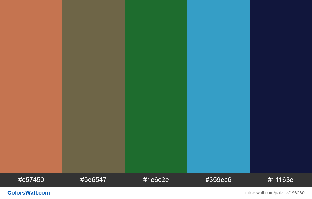 L162 Amalina colors palette | ColorsWall