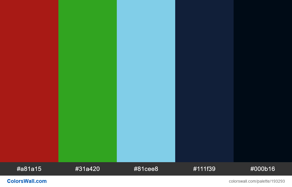 L181 Amalina Colors Palette Colorswall