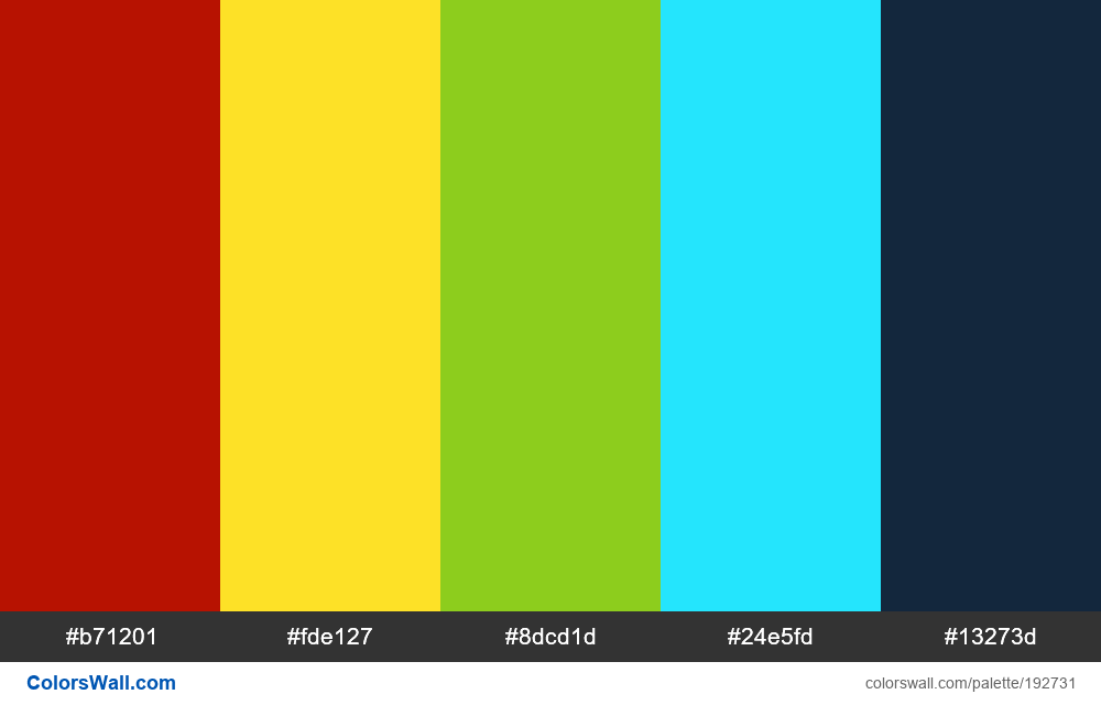 L87 Amalina colors palette - ColorsWall