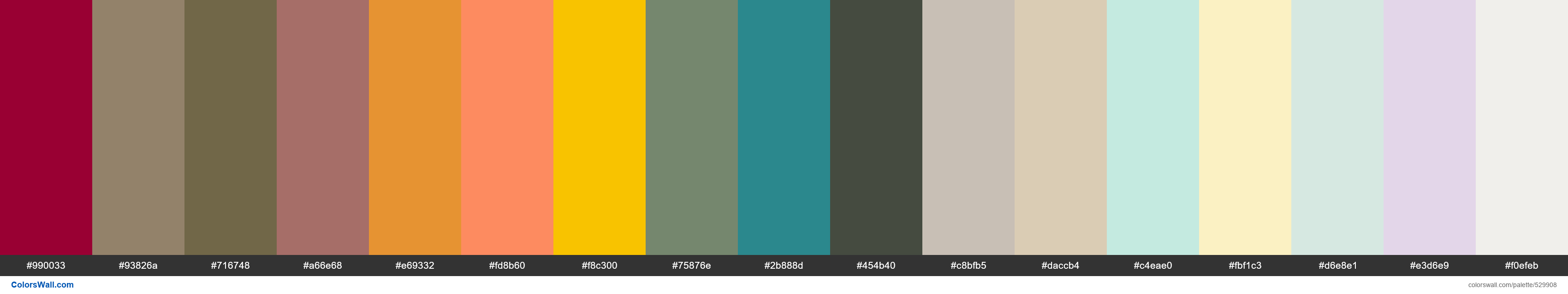 Lifeline, Empire Ranch, Nessie, Warm Wassail, Sanskrit, After Burn, Syndicalist, Chlorosis, Turkish Jade, Foxhall Green, Twilight - #529908