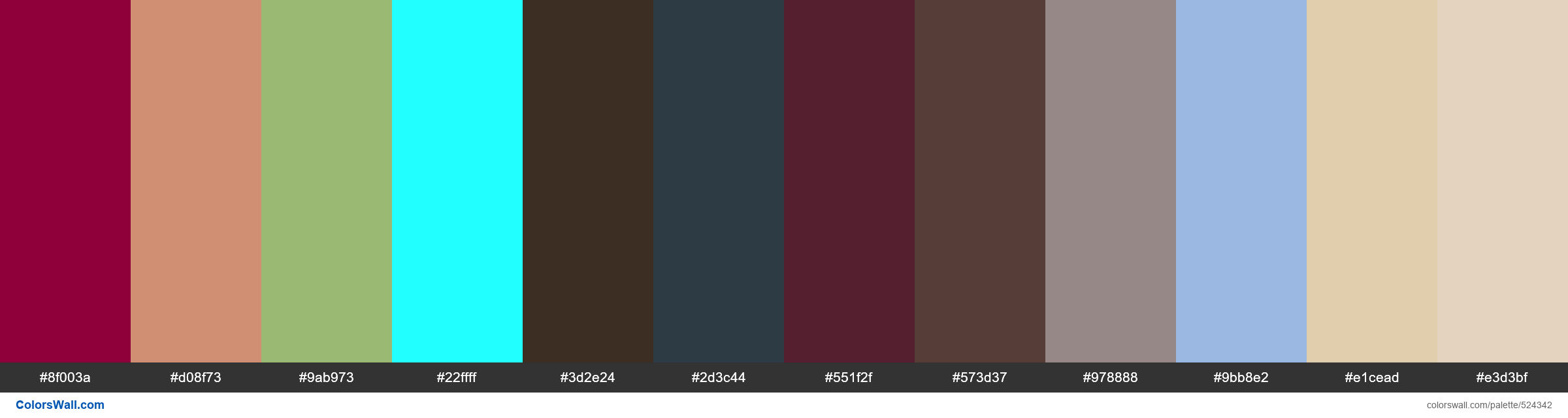 PNG image of Madrileño Maroon, Terra Cotta Clay, Olivine, Crisp Cyan, After Eight, Sea Deep, Largest Black Slug, Vixen, Rising Ash, Honest pale Madrileño Maroon, Terra Cotta Clay, Olivine, Crisp Cyan, After Eight, Sea Deep, Largest Black Slug, Vixen, Rising Ash, Honest pale - #524342