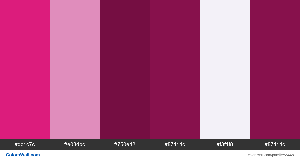 Marketing pink logo branding design colors palette | ColorsWall