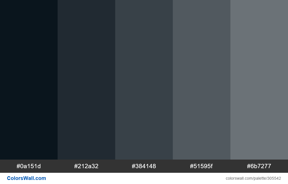 Midnight in Shibuya colors palette - ColorsWall