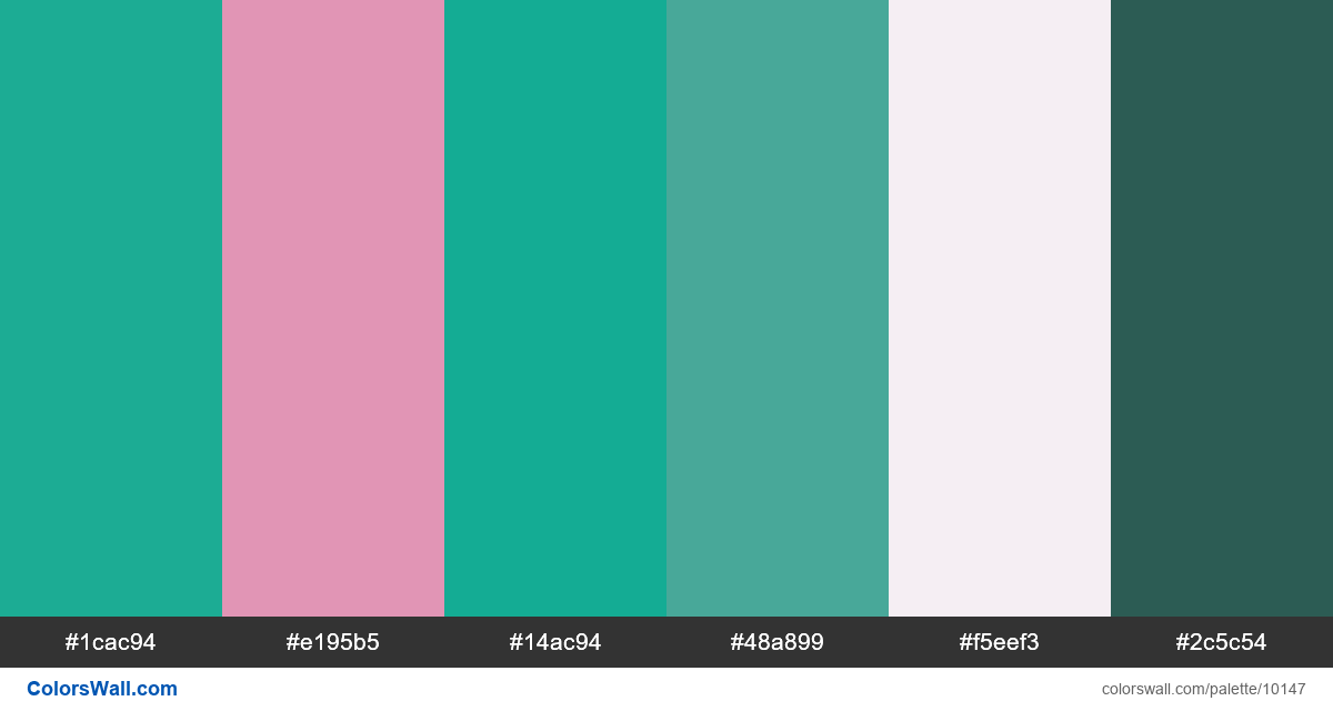 Minimal design illustration vector hex colors - #10147