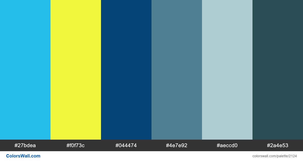 Modern app colors palette - #2124