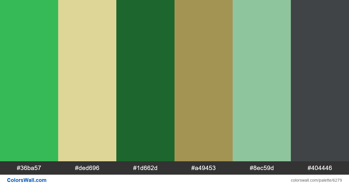 Modern clean commerce colors palette - #6279