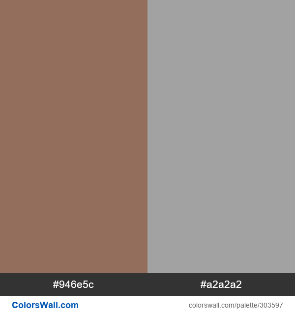 Monterey Brown, Grey of Darkness palette - ColorsWall