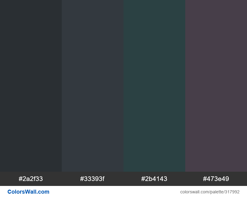 NP-Talk Dark theme colors palette - ColorsWall