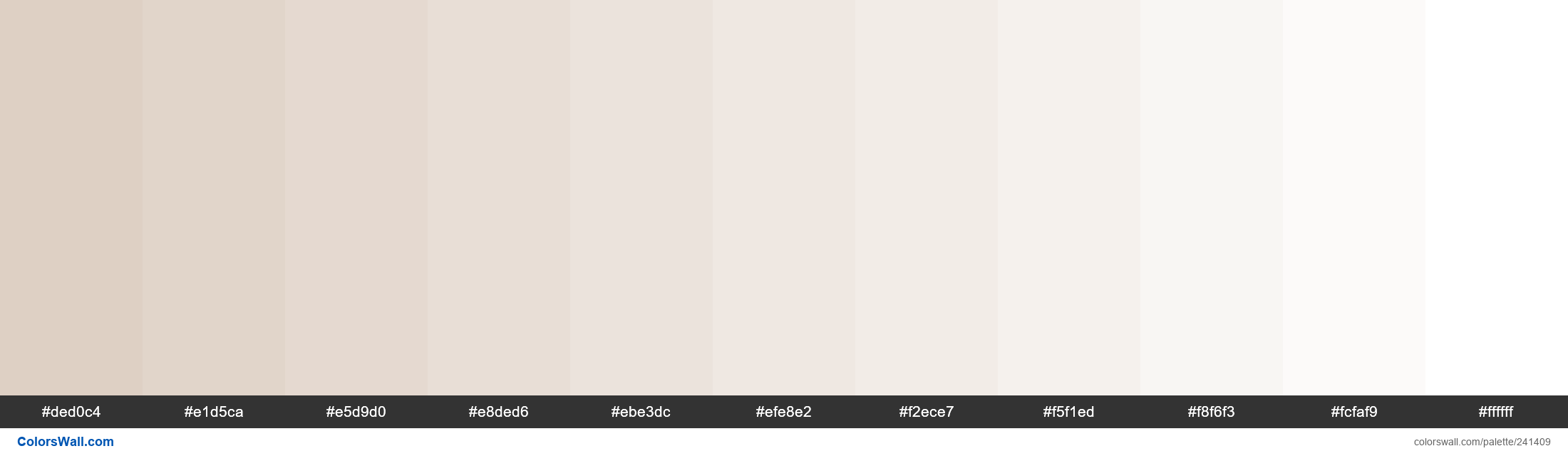 Nude Neutral Colors Palette Colorswall