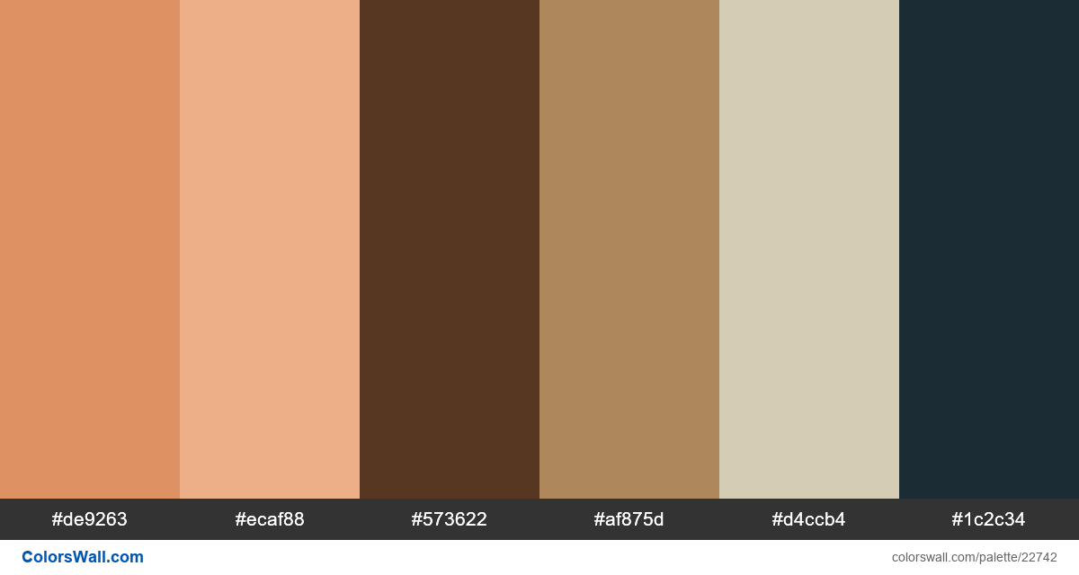 beige color chart