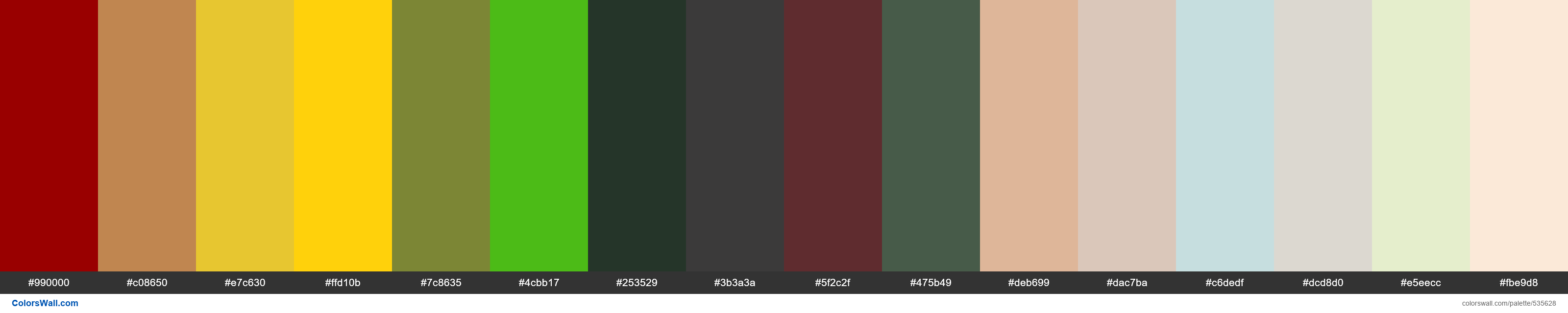 OU Crimson Red, Rookwood Amber, Thai Temple, Happy Face, Sacred Sapling, Luigi, Black Leather Jacket, Dead Pixel, Jazz, Greenwich, - #535628