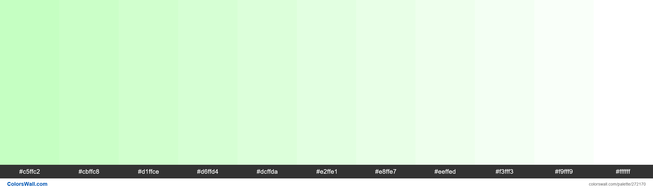 Peaceful Pistachio colors palette ColorsWall