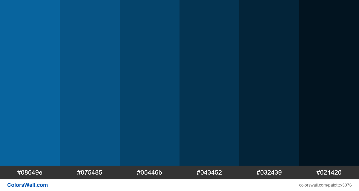 PEP Shades colors palette | ColorsWall