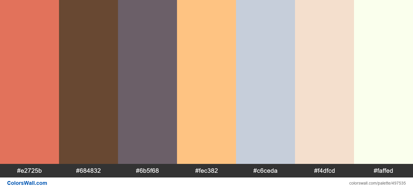 PNG image of Phoenix Red, Emperador, Fiji Coral, Apricot Appeal, Steel Mist palette Phoenix Red, Emperador, Fiji Coral, Apricot Appeal, Steel Mist palette - #497535