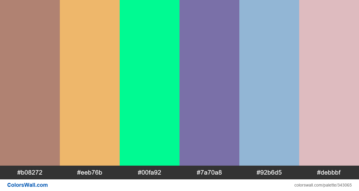 PNG image of Pink Earth, Olden Amber, Ahaetulla Prasina, Purple Mountain Majesty, Oxygen Blue, Crystalline Pink palette Pink Earth, Olden Amber, Ahaetulla Prasina, Purple Mountain Majesty, Oxygen Blue, Crystalline Pink palette - #343065