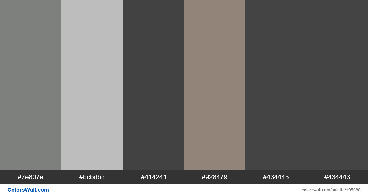 Presentation modern layout fashion colors palette | ColorsWall