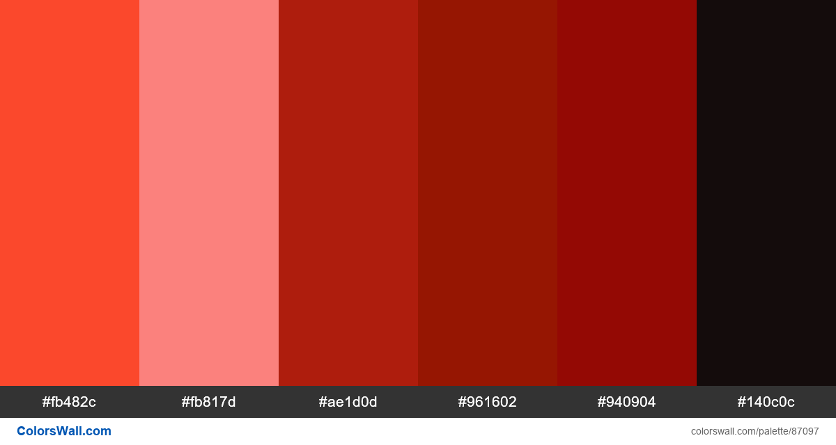 Procreate female situation character palette | ColorsWall