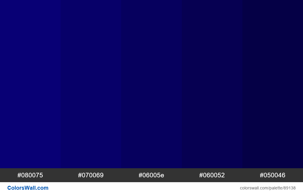 Louis Blue colors palette - ColorsWall