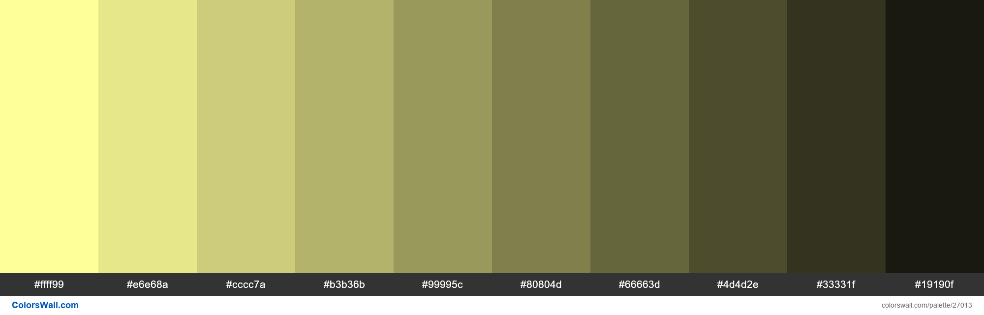 shades-of-canary-color-ffff99-hex-colorswall