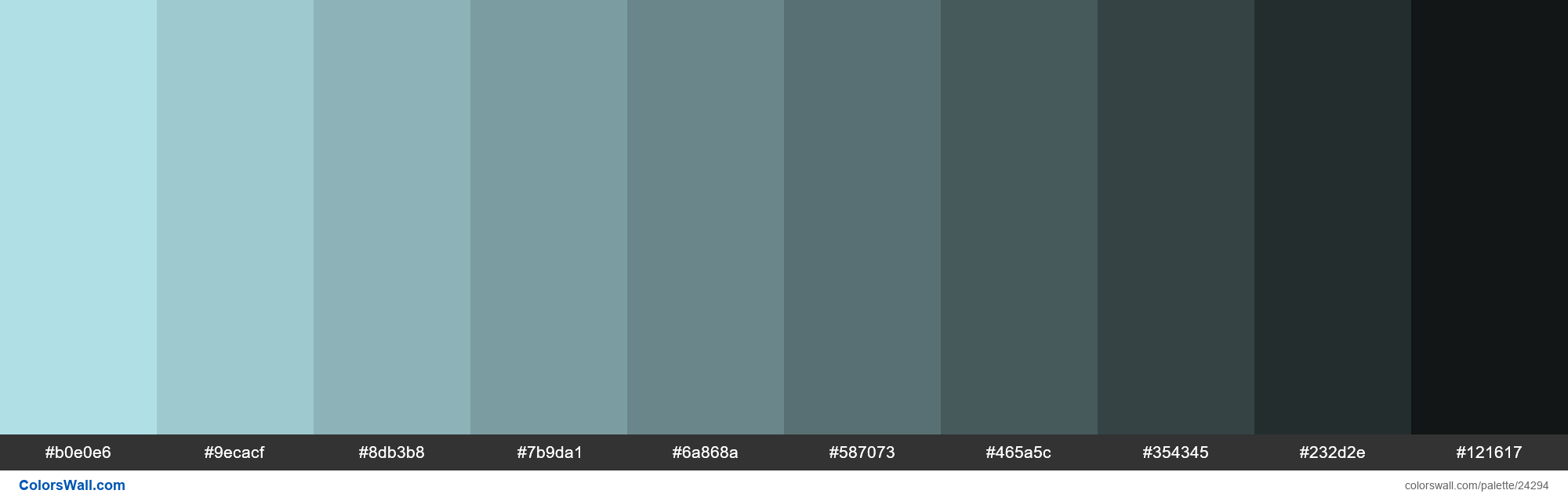 Charcoal Blue color hex code is #2D4256