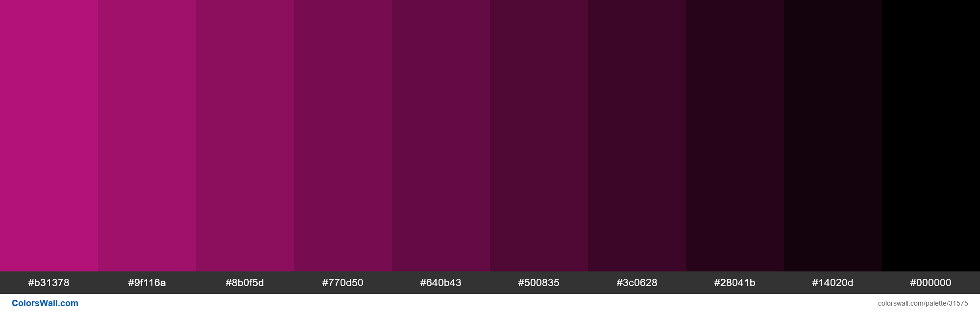 Grape mund Tom Audreath Shades X11 color Medium Violet Red #C71585 hex | ColorsWall