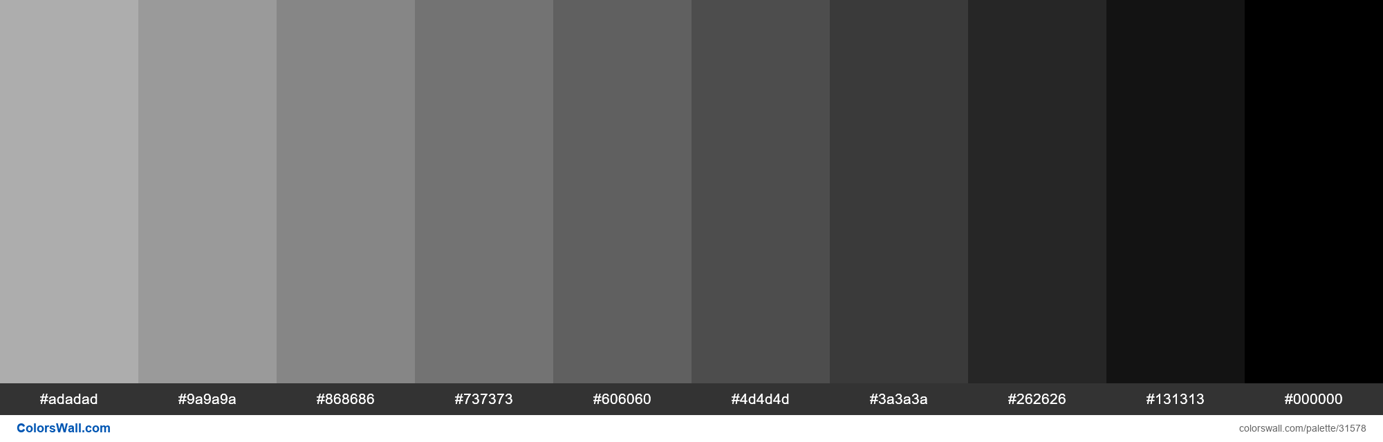 Shades X11 color Silver #C0C0C0 hex - ColorsWall