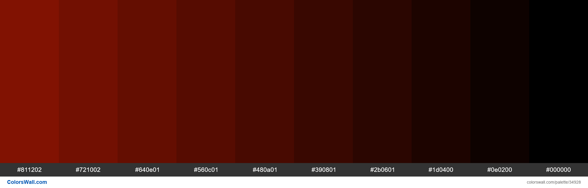 Baglæns tidligere melodi Shades XKCD Color brick red #8f1402 hex colors palette - ColorsWall