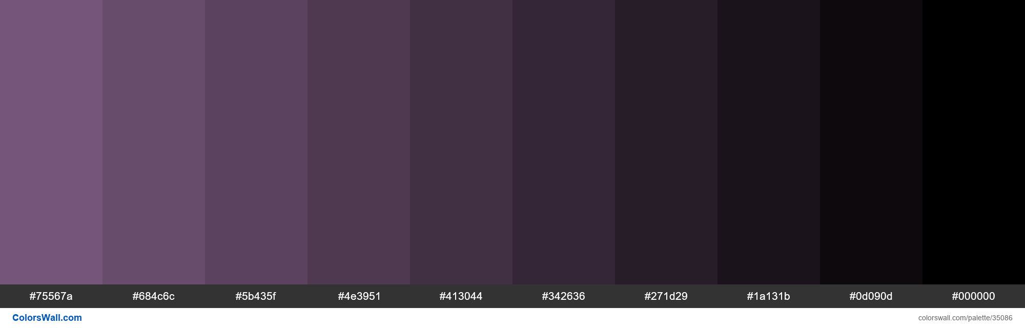 Shades XKCD Color dusty purple #825f87 hex colors palette - ColorsWall
