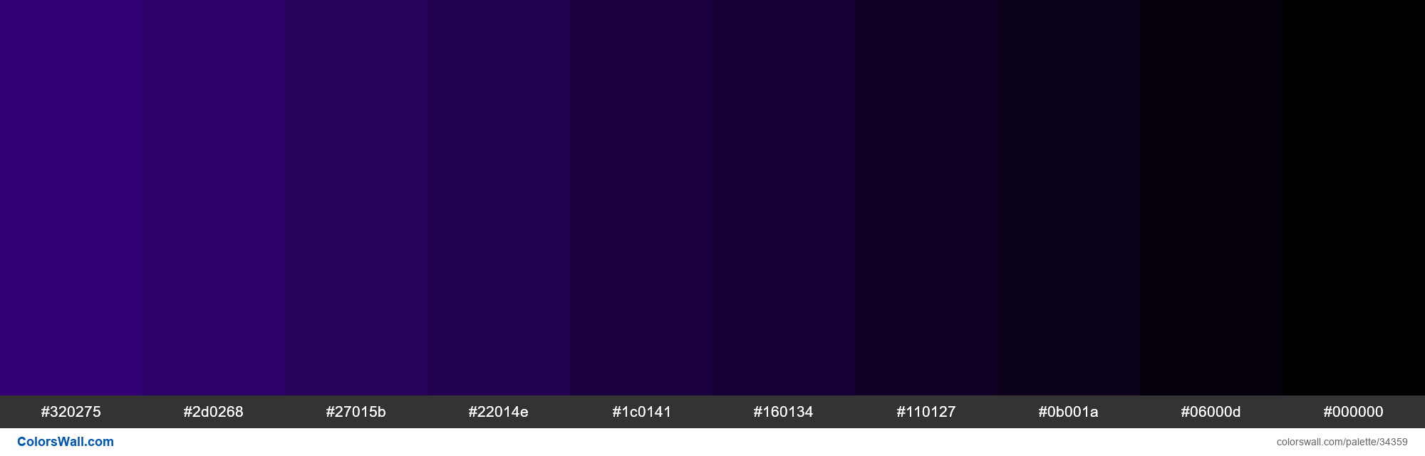 Shades XKCD Color indigo #380282 hex colors palette - ColorsWall
