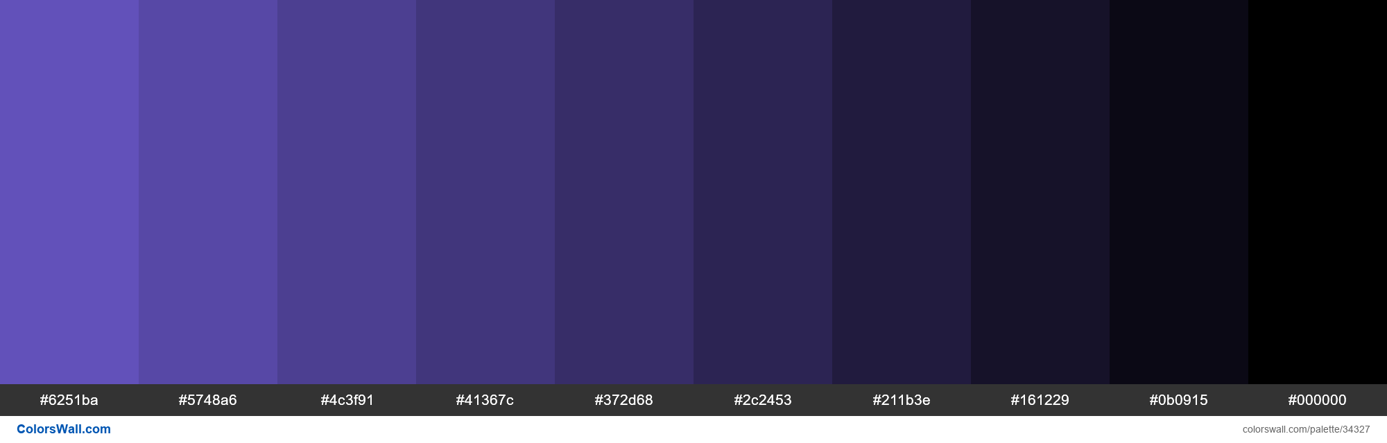 Tints XKCD Color light indigo #6d5acf hex colors palette - ColorsWall