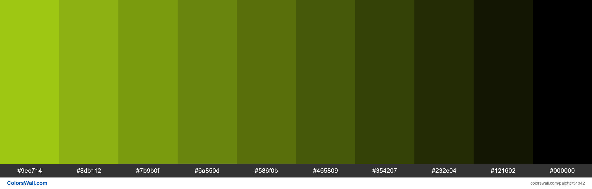 Shades XKCD Color yellowish green #b0dd16 hex colors palette - ColorsWall