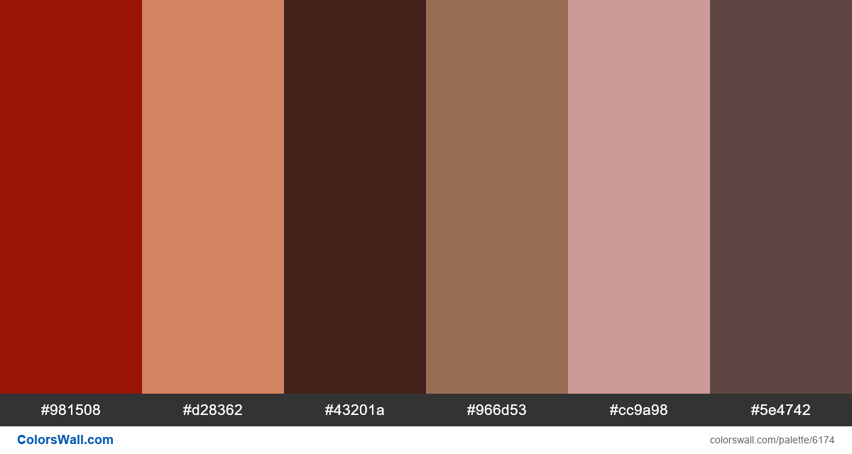 Site agency website colors palette - #6174