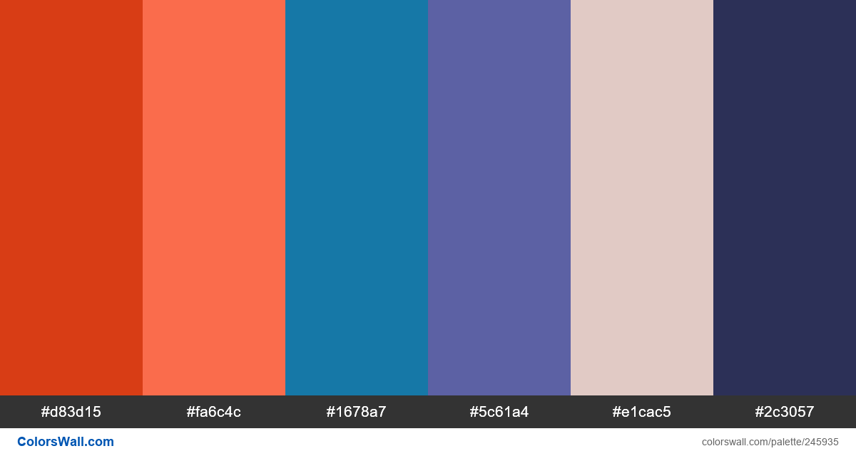 Site portfolio 2d 3d colors palette - ColorsWall