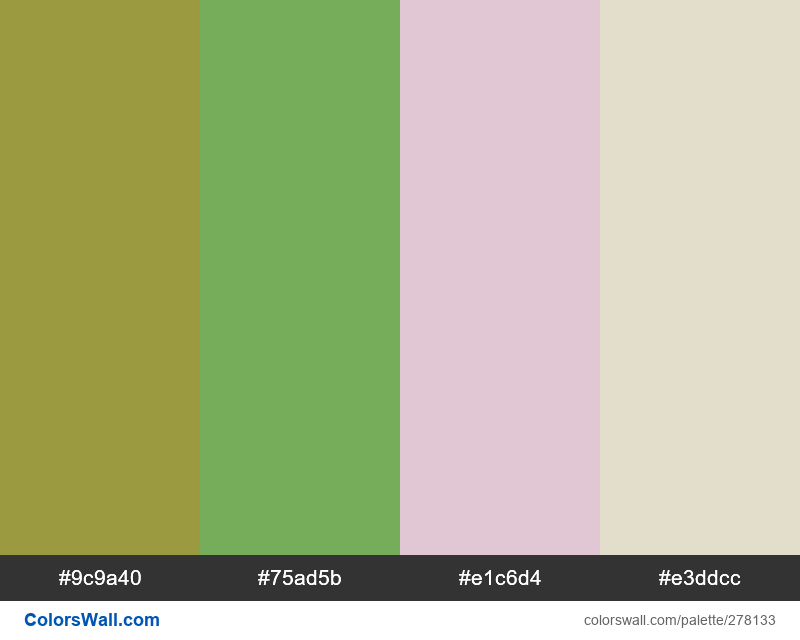 Split Pea, Arugula, Etcetera, Fossil Stone palette - ColorsWall