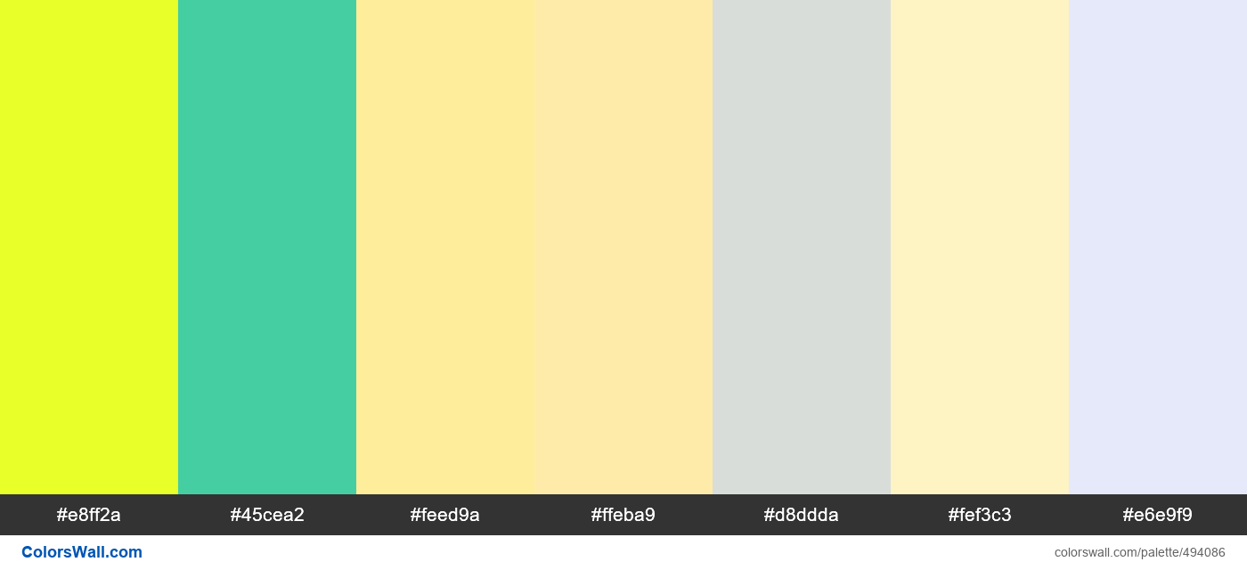 PNG image of Spoiled Egg, Mint Jelly, Old Yella, Rite of Spring, Mystic palette Spoiled Egg, Mint Jelly, Old Yella, Rite of Spring, Mystic palette - #494086