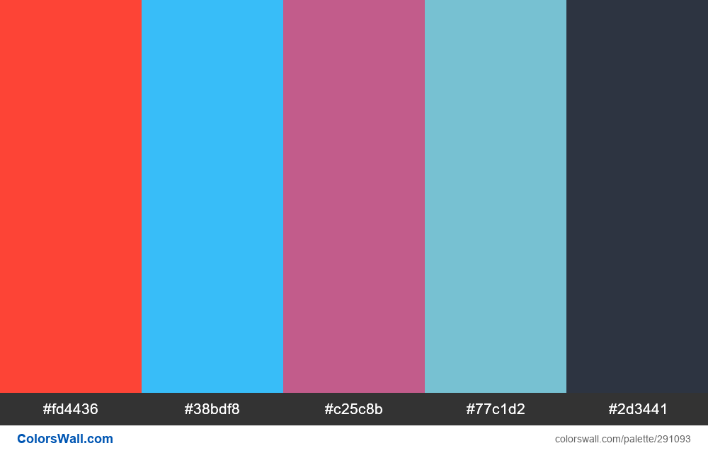 Stack TALL colors palette - ColorsWall