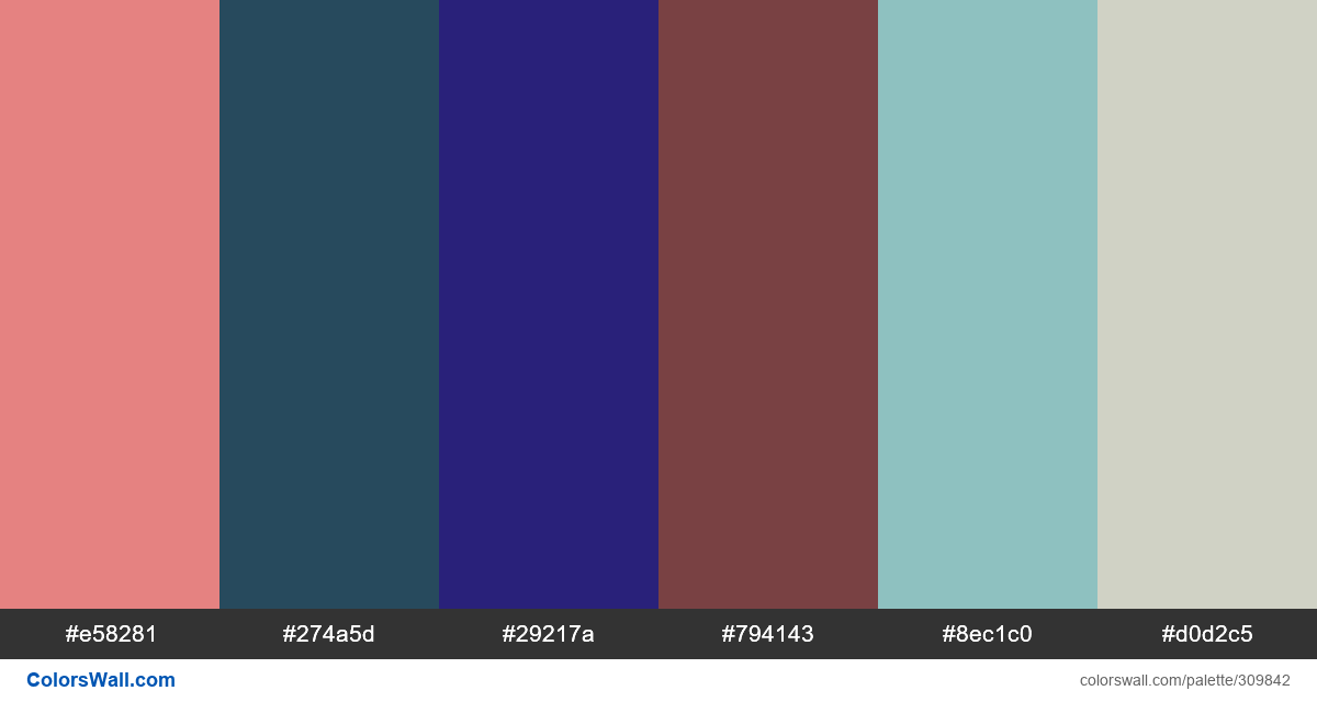 PNG image of Sugar Poppy, Arapawa, Blue Royale, Velvety Merlot, Cabana Bay, Particular Mint palette Sugar Poppy, Arapawa, Blue Royale, Velvety Merlot, Cabana Bay, Particular Mint palette - #309842