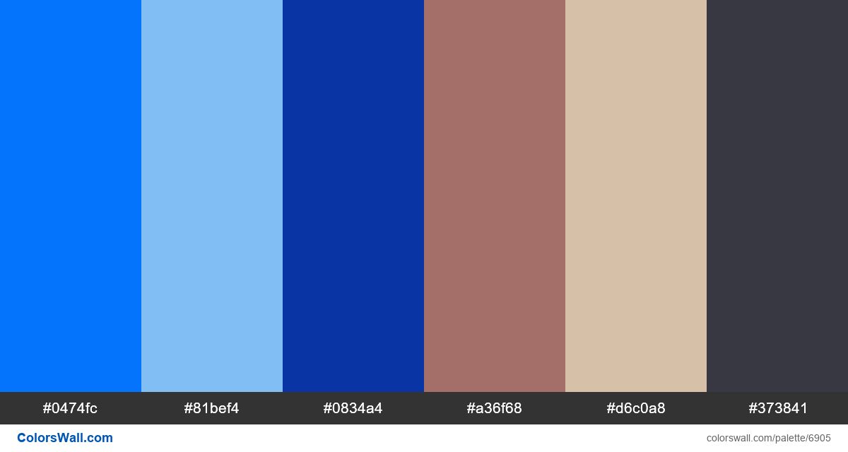 Summer redesign silhouette colors palette - #6905