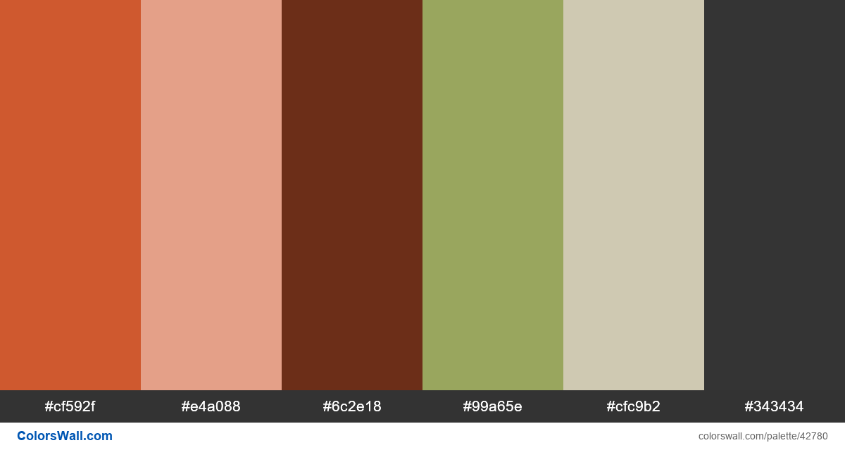 Sustainability vector branding architecture colors palette | ColorsWall