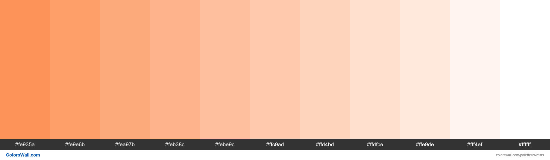 Tangerine Moon colors palette - ColorsWall