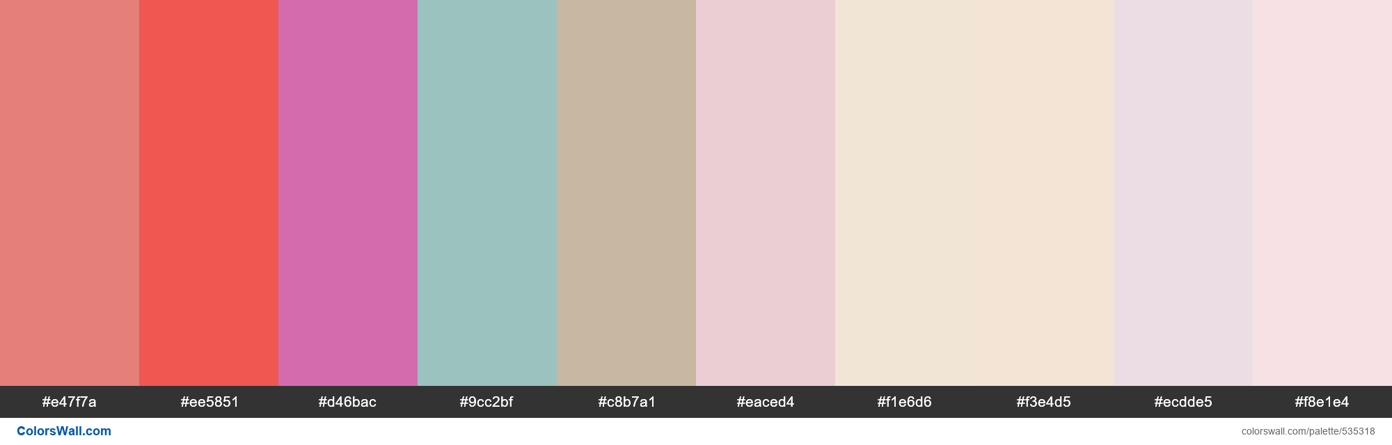 PNG image of Tango Pink, Amour, Fudgesicle, Bleu Nattier, Ranch Tan, Pink Pail, Elegant Ivory, China Doll palette Tango Pink, Amour, Fudgesicle, Bleu Nattier, Ranch Tan, Pink Pail, Elegant Ivory, China Doll palette - #535318