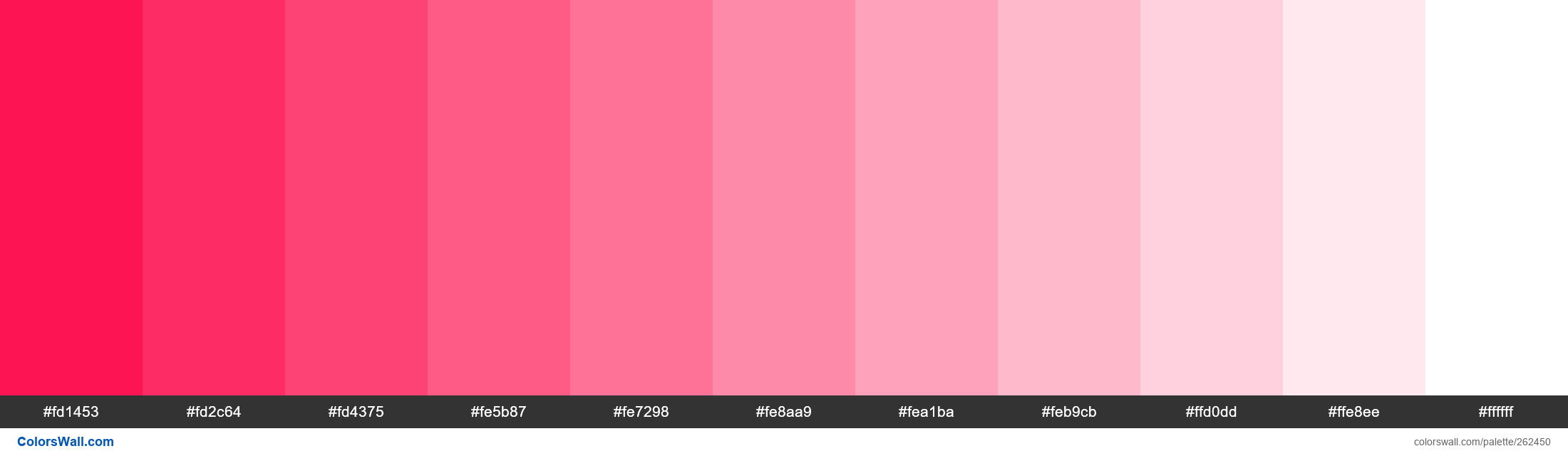 Techno Kiss colors palette - ColorsWall