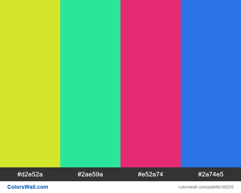 Tetradic colors scheme XKCD sickly yellow #d0e429 hex - ColorsWall