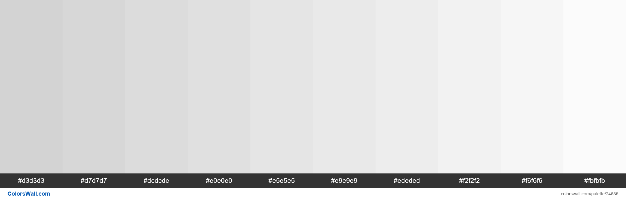 Tints of Light Gray #D3D3D3 hex color | ColorsWall